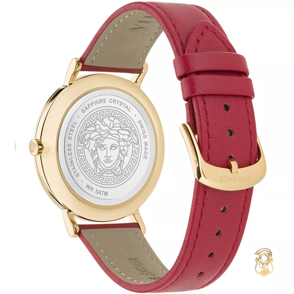 Versace V-Eternal Red Tone Watch 42mm