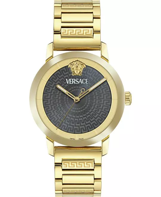 Versace V-Helix Gold-Tone Watch 40mm