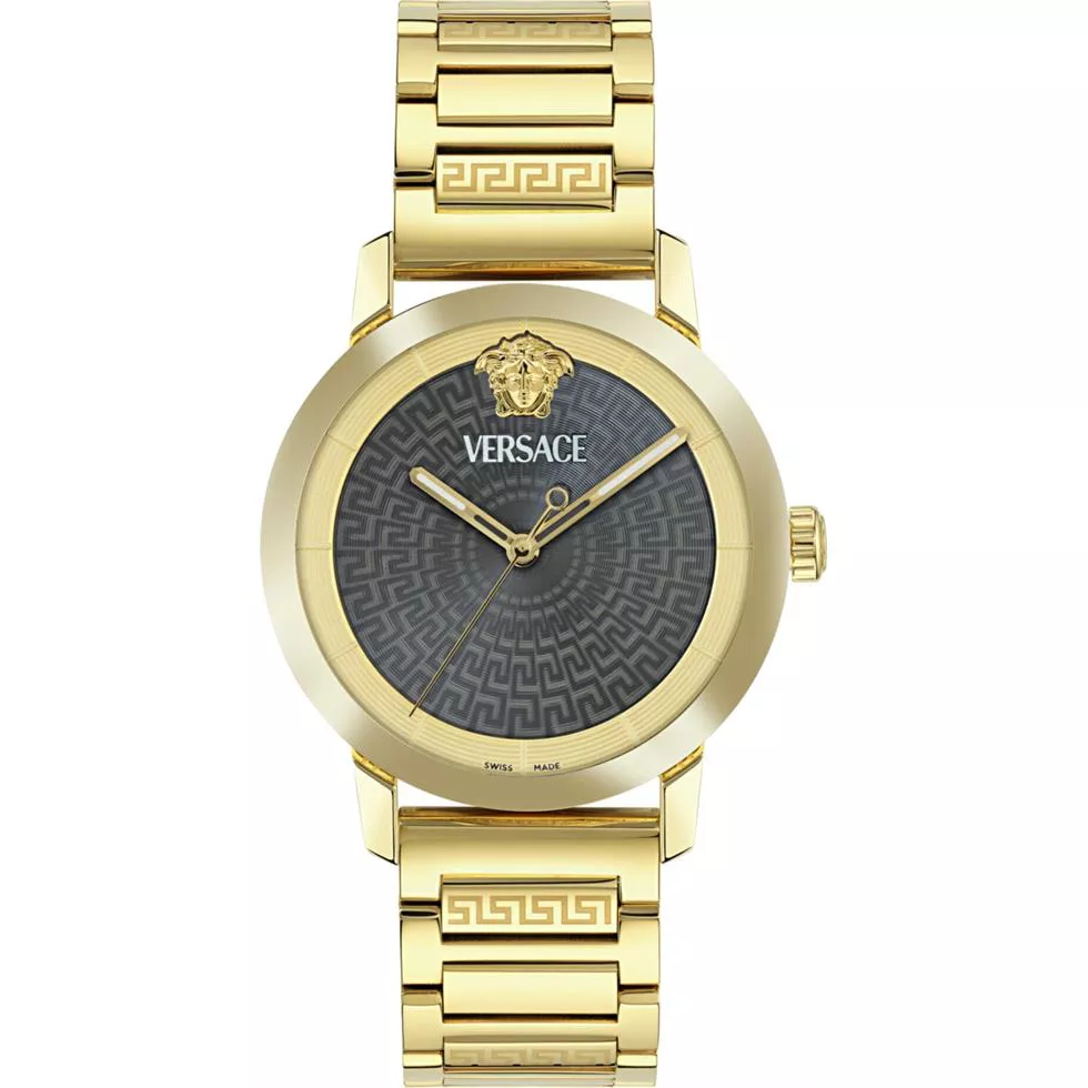 Versace V-Helix Gold-Tone Watch 40mm