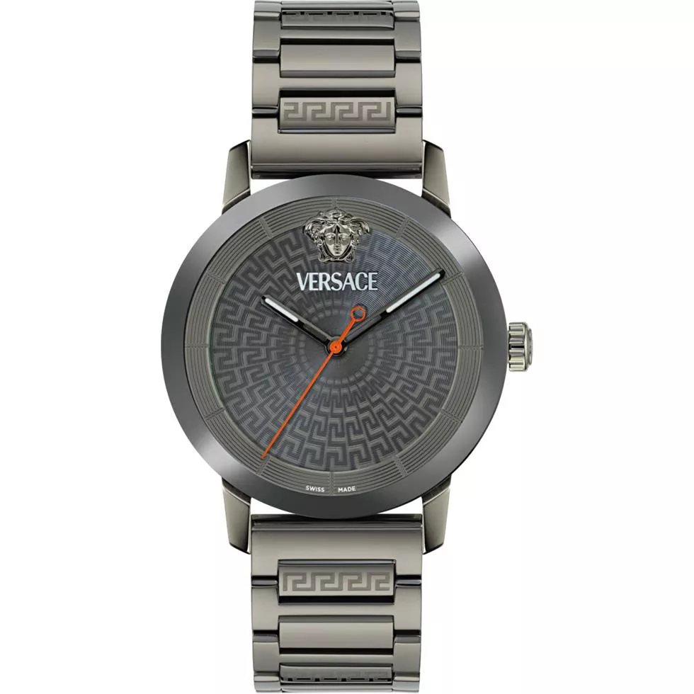 Versace V-Helix Grey-Tone Watch 40mm