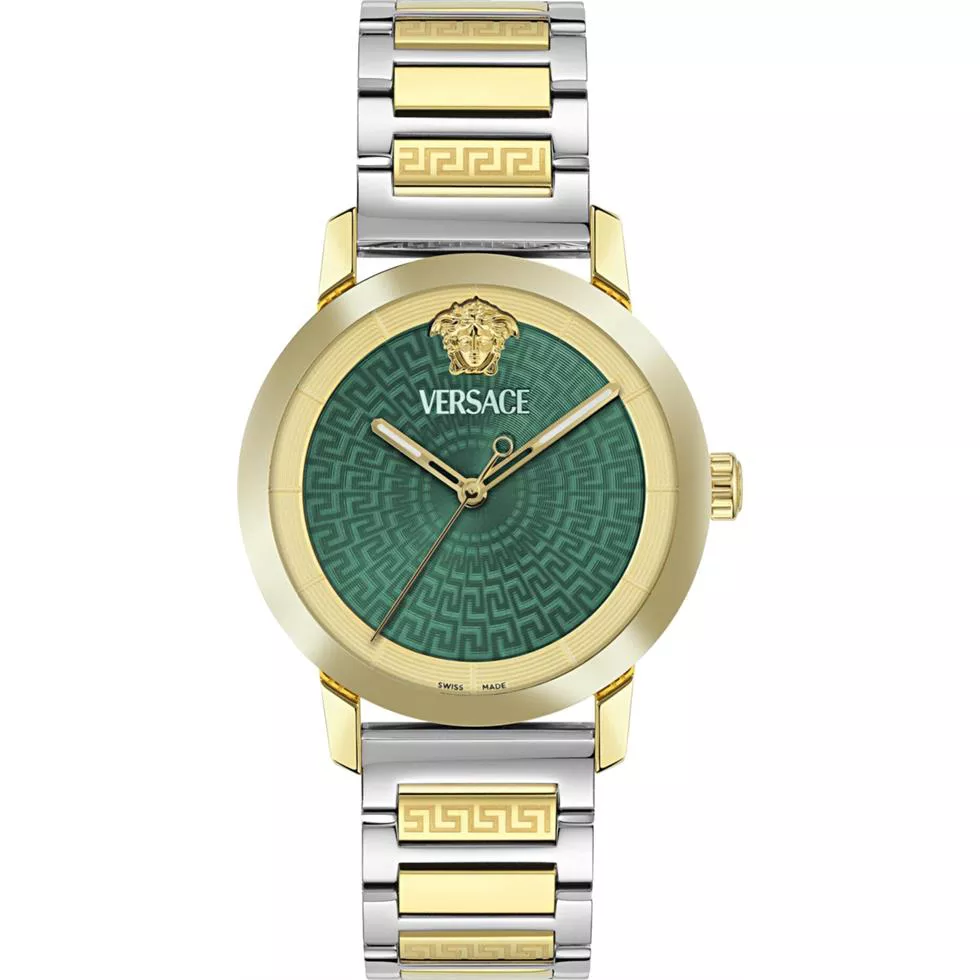 Versace V-Helix Green Tone Watch 40mm