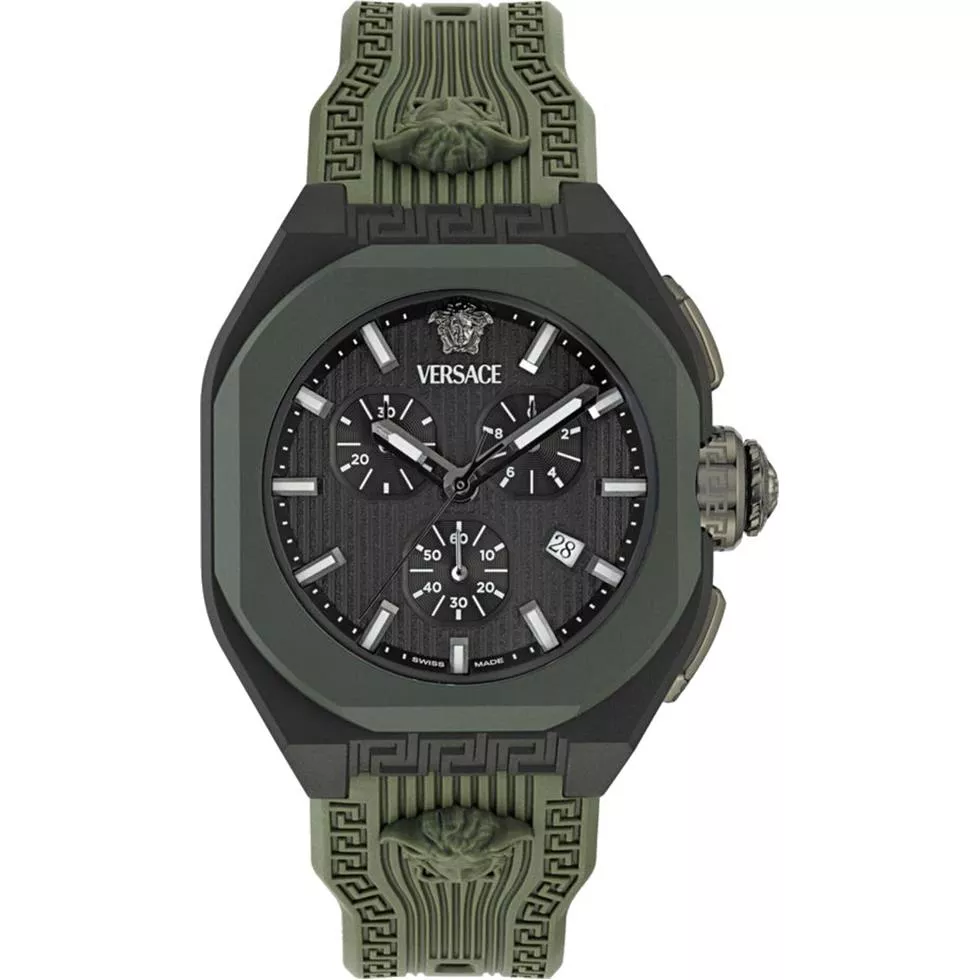 Versace V-Legend Ceramic Green-Tone Watch 44mm 