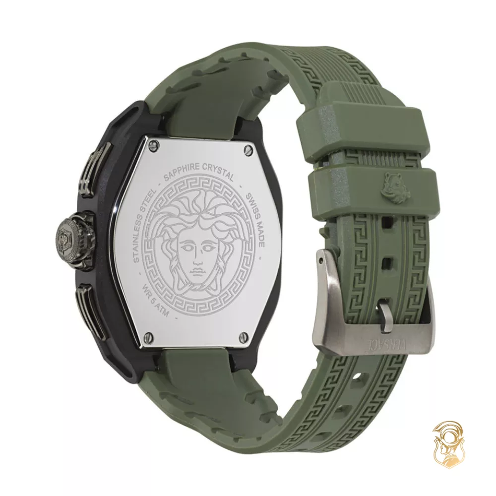 Versace V-Legend Ceramic Green-Tone Watch 44mm 