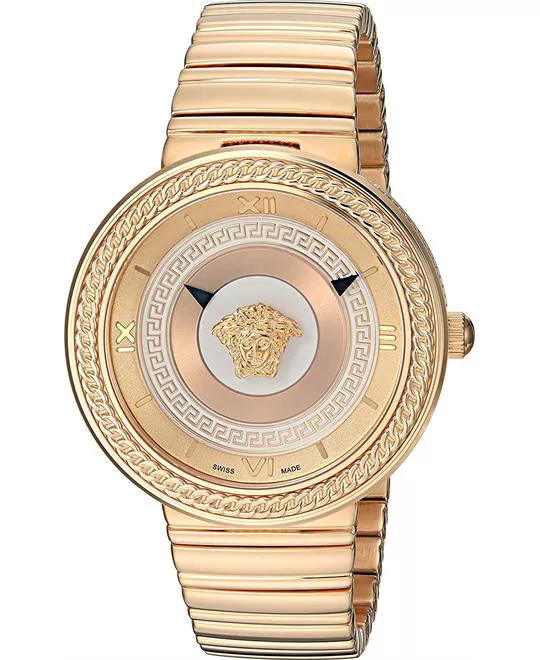 Versace V-METAL ICON Swiss Quartz Watch 40mm