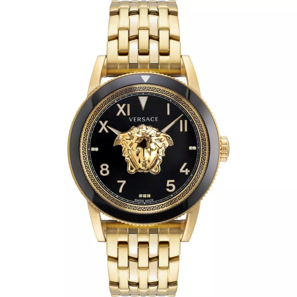Versace V-Palazzo Diamond Watch 43mm