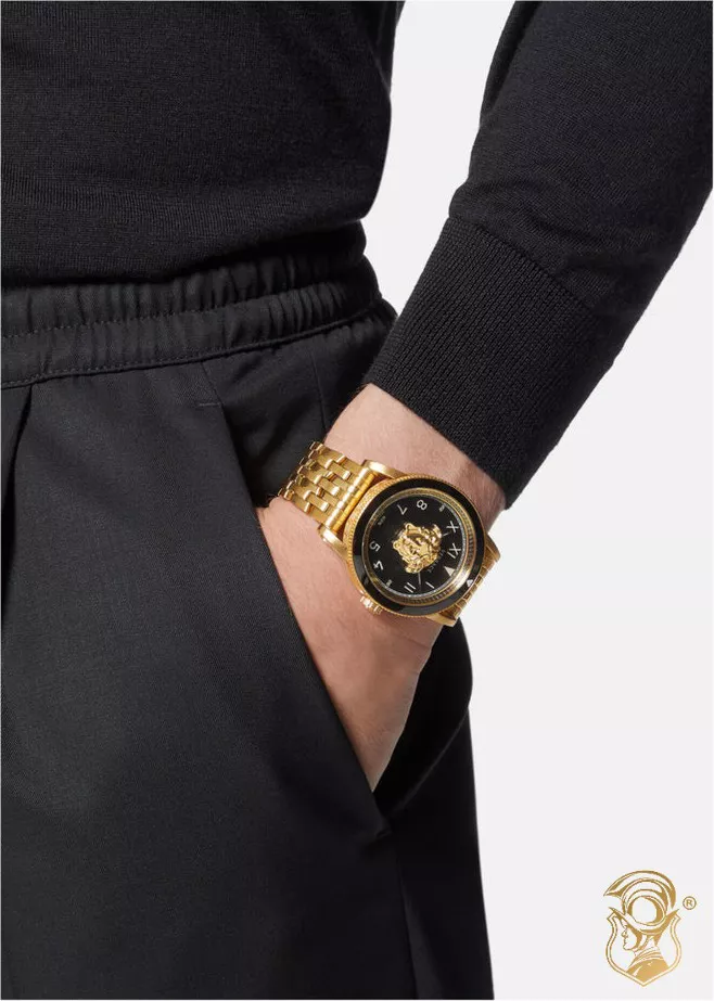 Versace V-Palazzo Diamond Watch 43mm