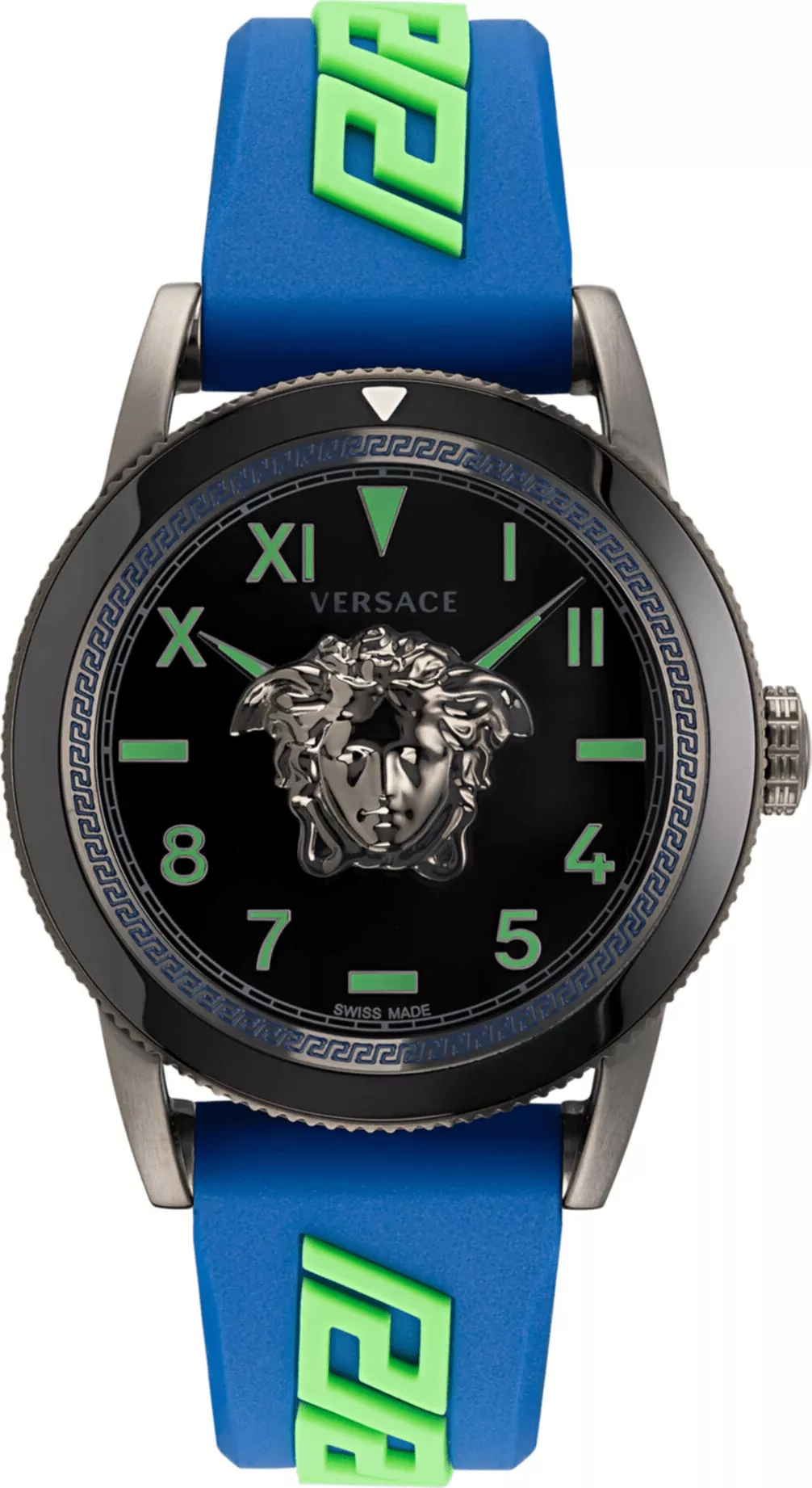 MSP: 97726 Versace V-Palazzo Silicone Watch 43mm 36,200,000
