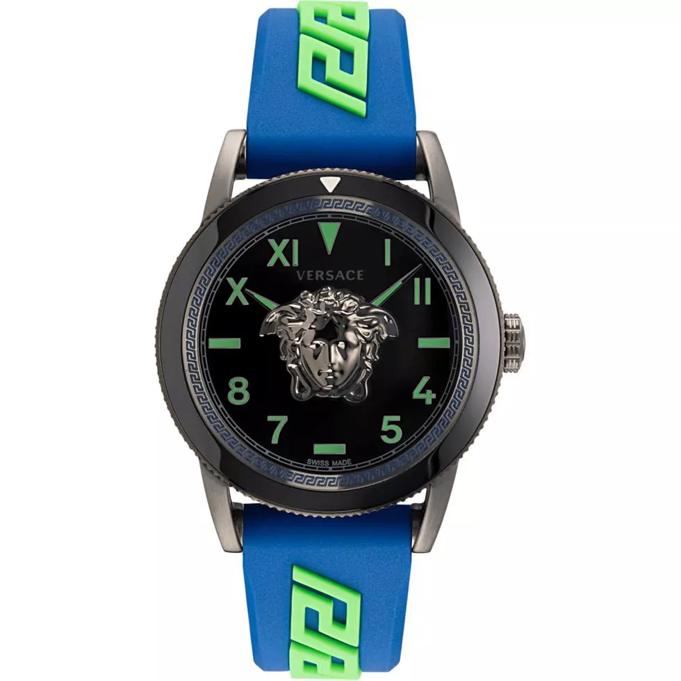 Versace V-Palazzo Silicone Watch 43mm