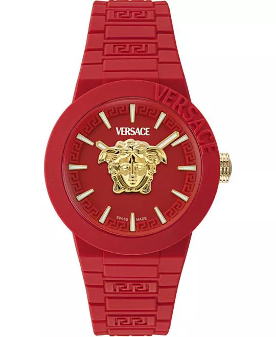 Versace V-Pop Silicone Watch 43mm