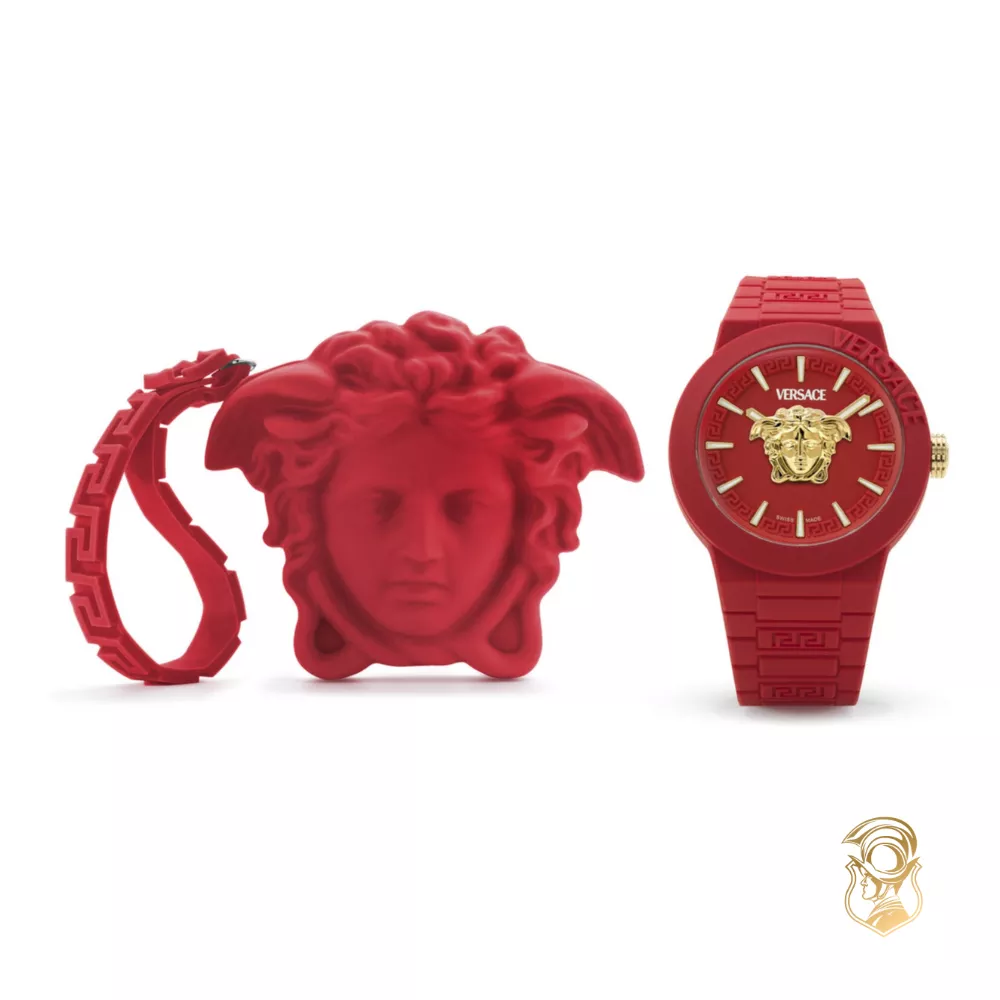Versace V-Pop Silicone Watch 43mm