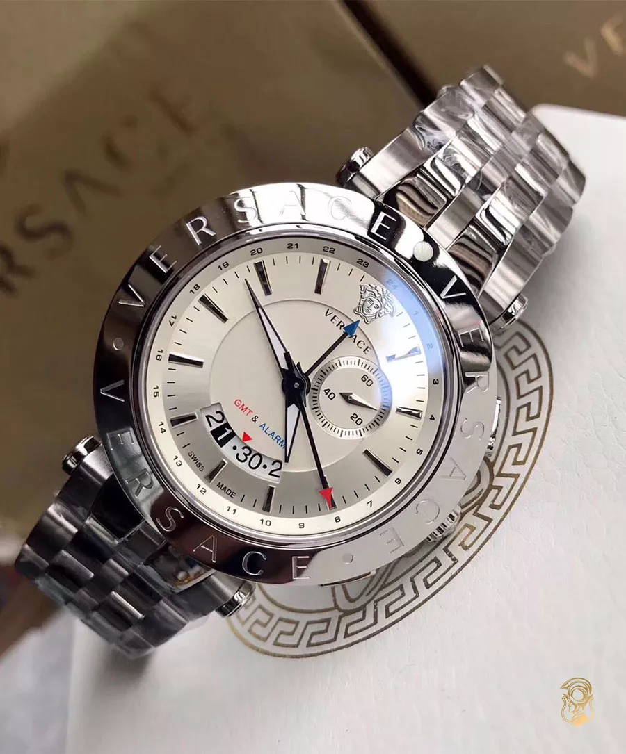 Versace V-Race Swiss Men's Watch 46mm