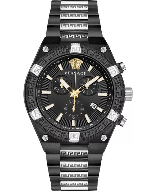 Versace V-Sporty Greca Black Watch 46mm