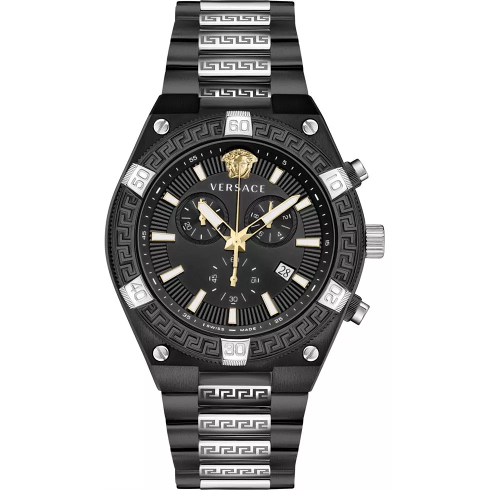 Versace V-Sporty Greca Black Watch 46mm