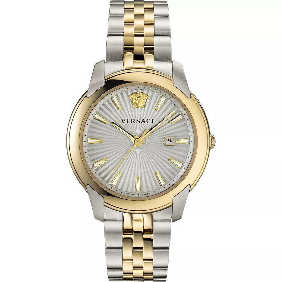 Versace V-Urban Two-Tone Swiss Watch 42mm