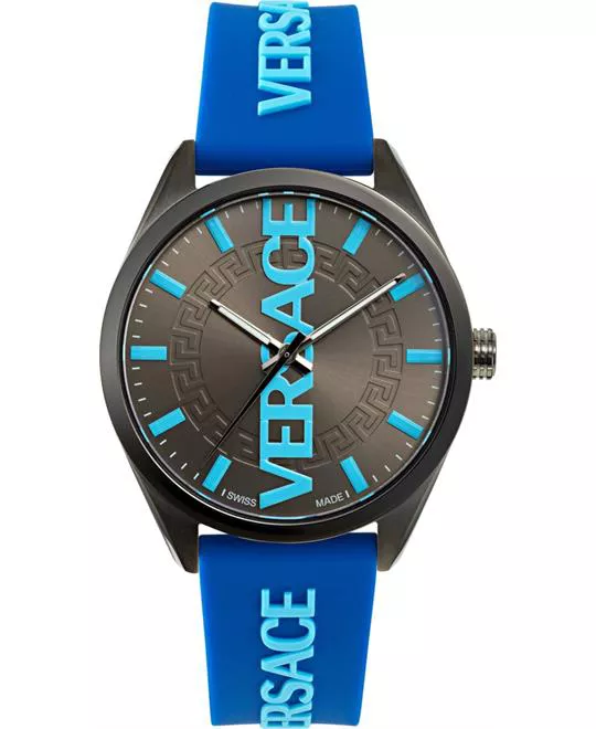 Versace V-Vertical Silicone Watch 42mm