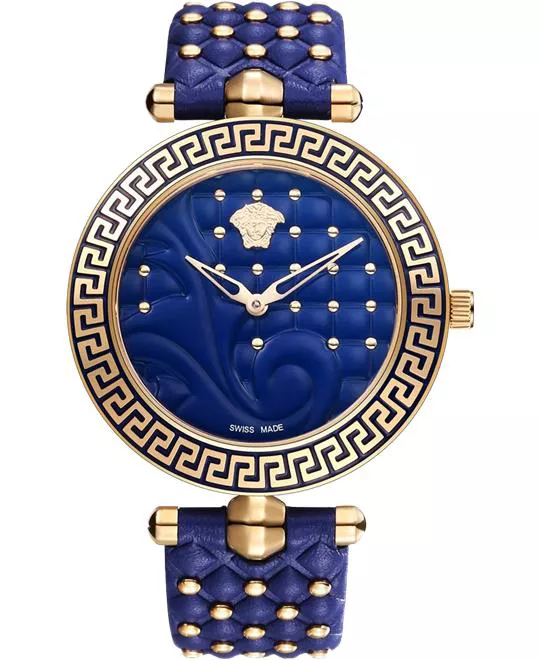 Versace Vanitas Blue Ladies Watch 40mm