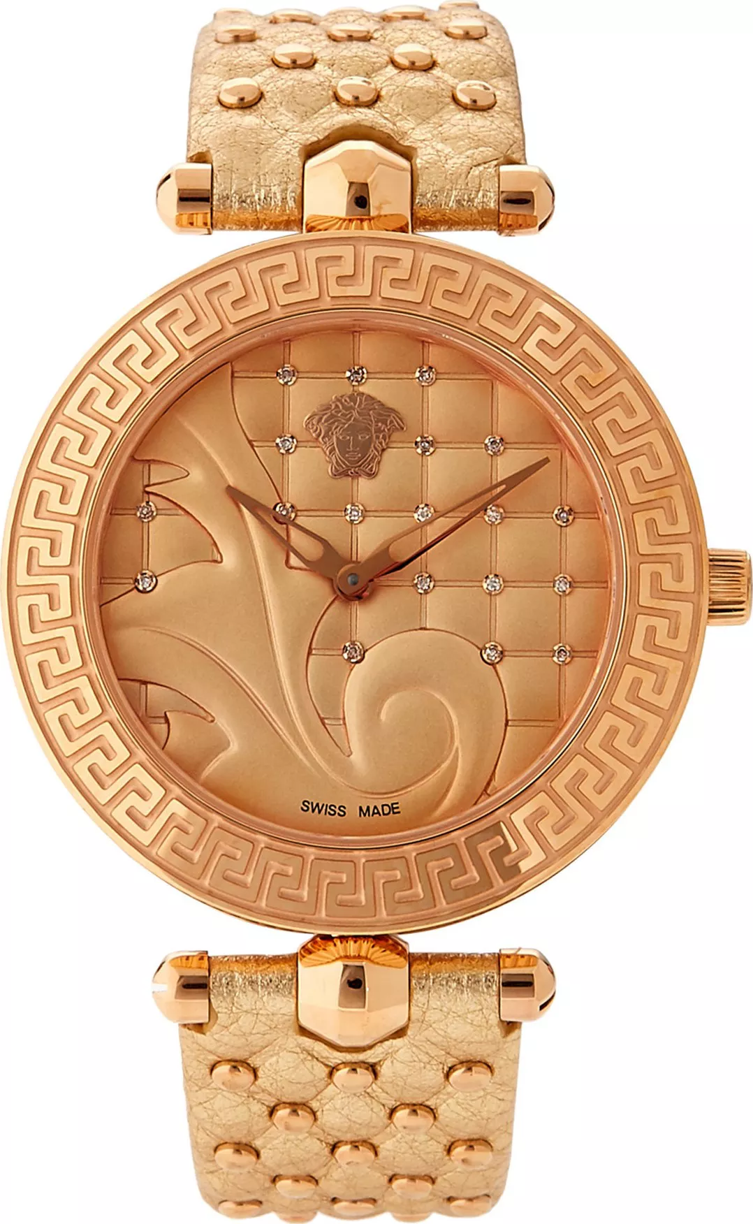 Versace VANITAS Diamonds Gold IP Watch 40mm