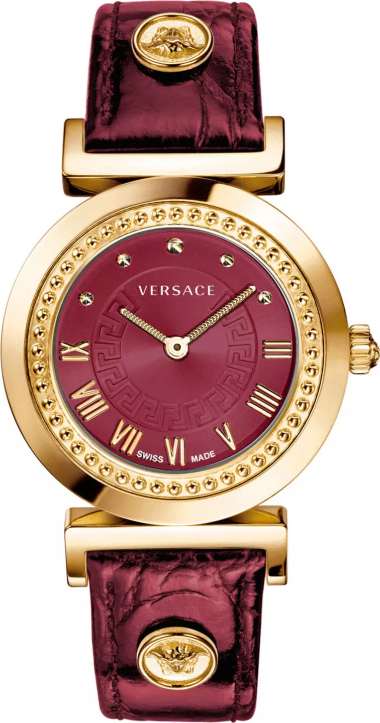 MSP: 102603 Versace Vanity Gold Watch 35MM 28,000,000