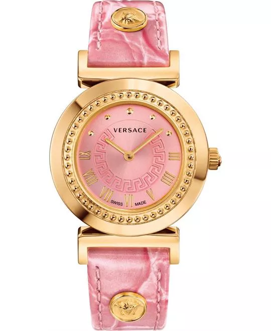 Versace Vanity Analog Pink Watch 35mm