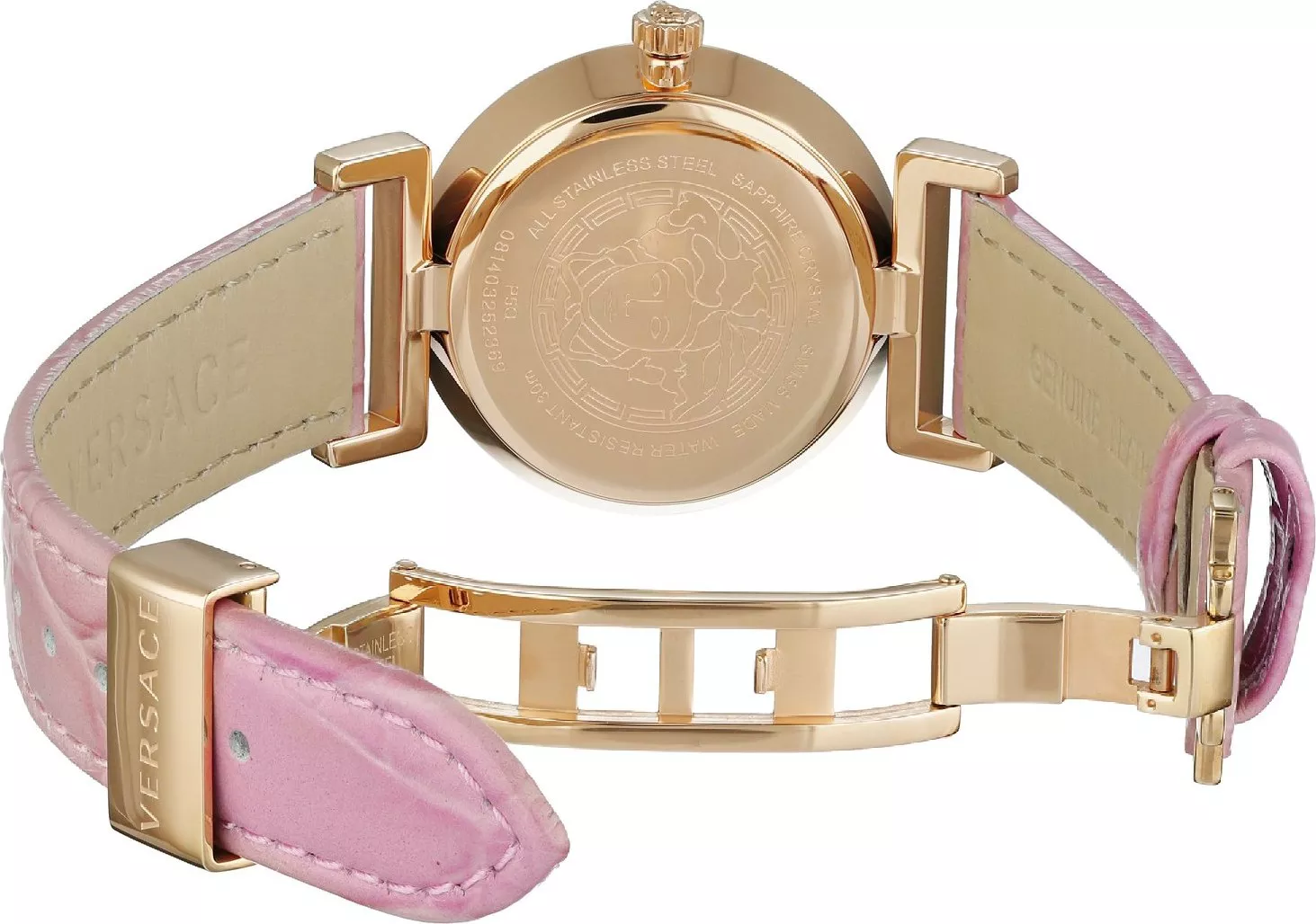 Versace Vanity Analog Pink Watch 35mm