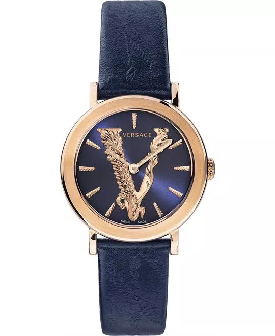 Versace Virtus Blue Watch 36mm  