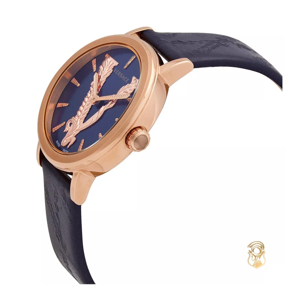 Versace Virtus Blue Watch 36mm  