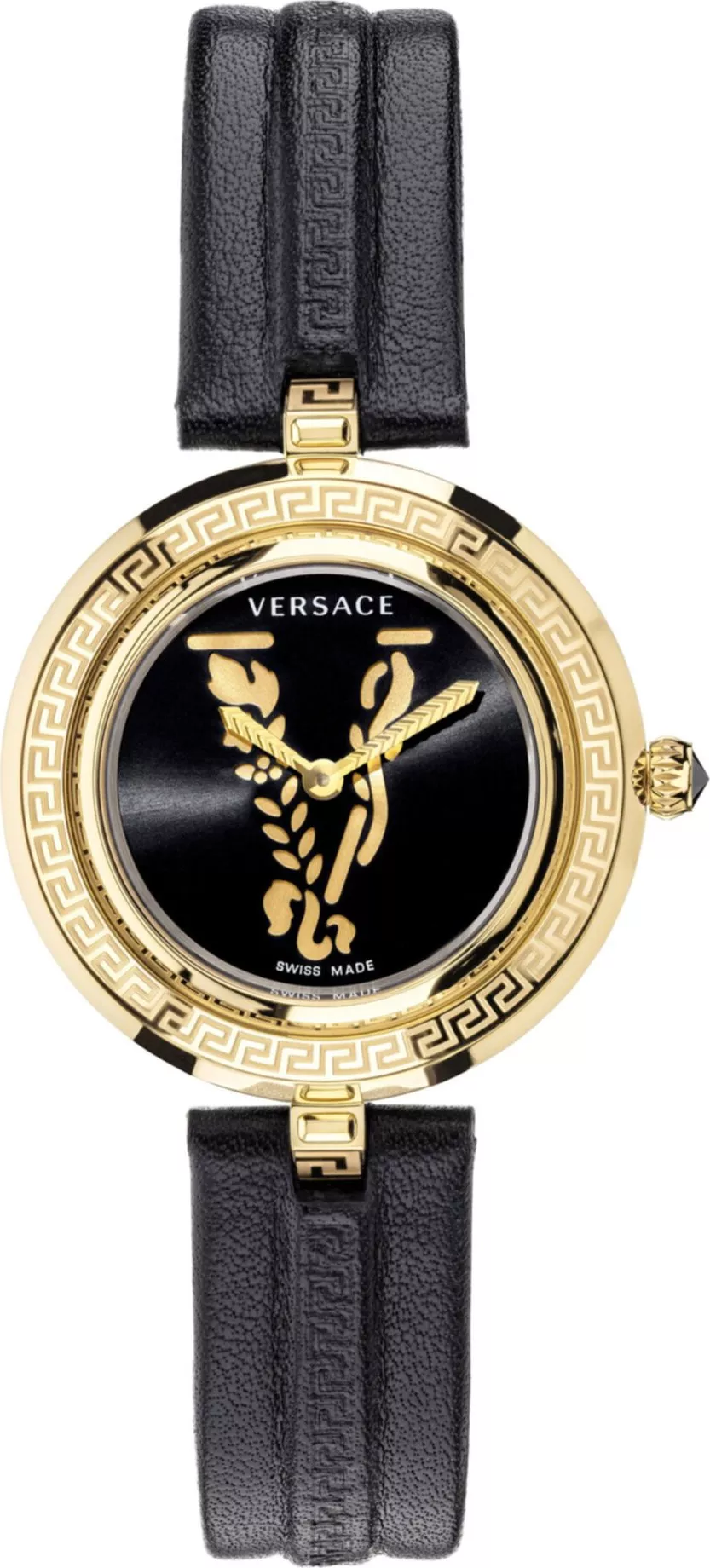 Mã SP: 97408 Versace Virtus Infinity Leather Watch 34mm 22,260,000