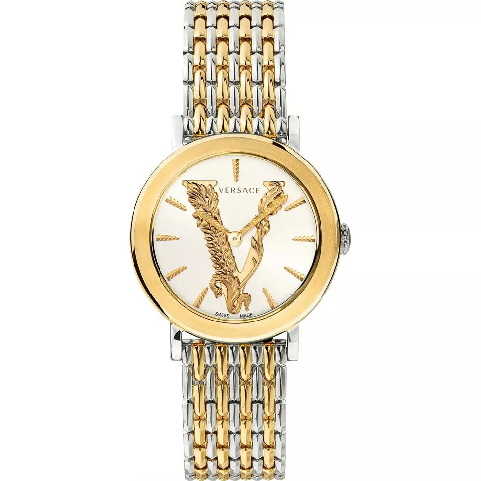 Versace Virtus Champagne Watch 36mm