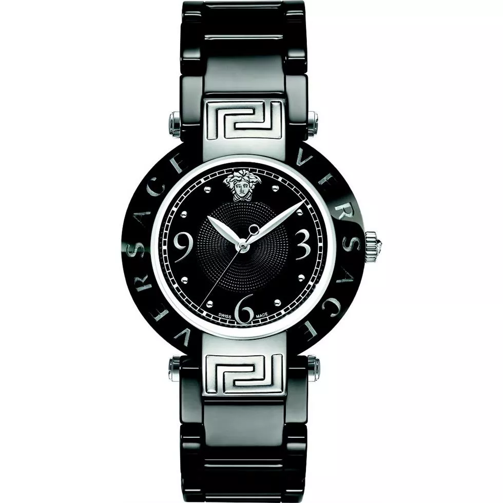 Versace Reve Ceramic 3H Round Watch 35mm