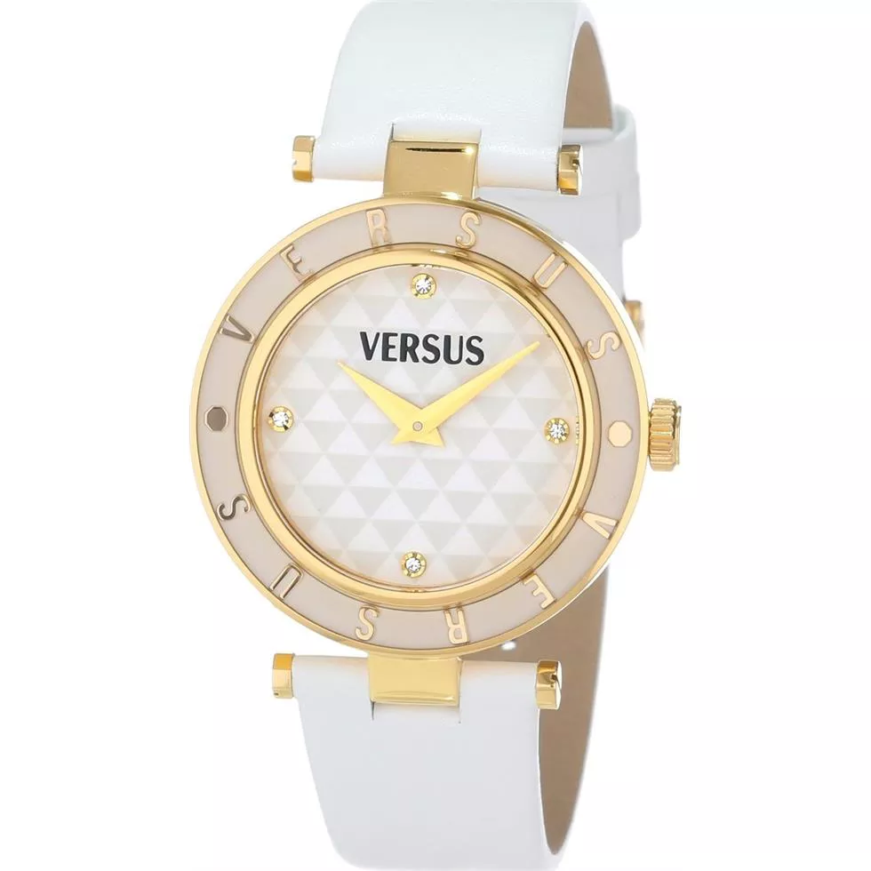 Versus by Versace Logo White Gold 34mm