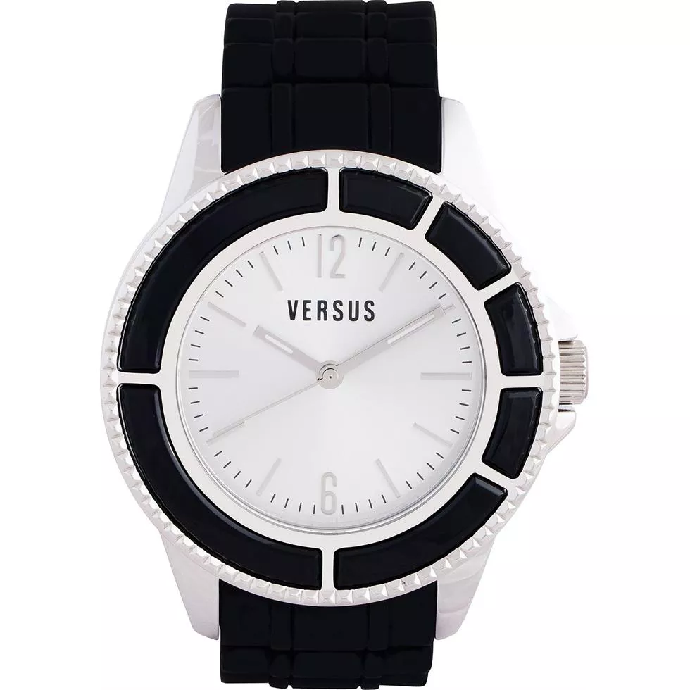 Versus by Versace Unisex Rubber Strap 42mm 