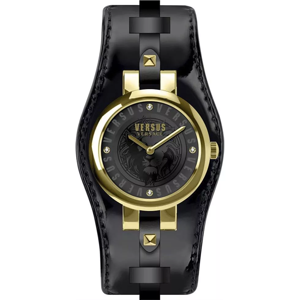 Versus by Versace Women's 'Berlin' Quartz Gold-Tone Watch 30mm