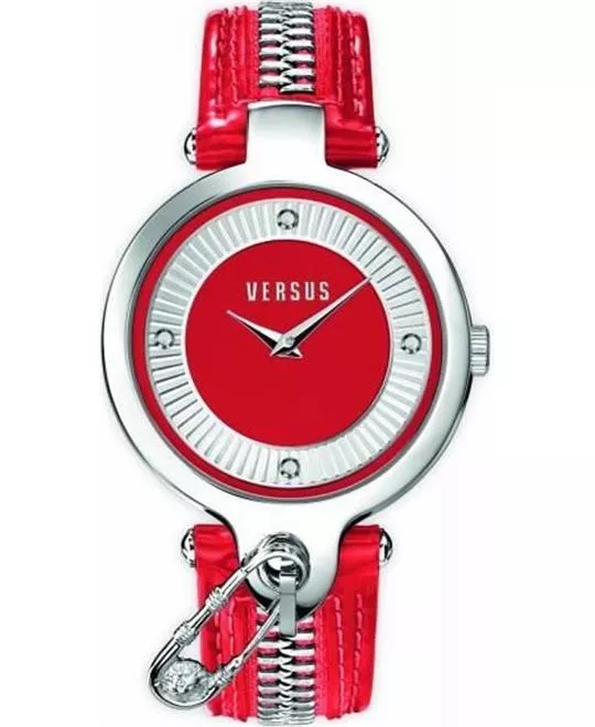 Versus by Versace Women's KEY BISCAYNE Red Watch 37MM