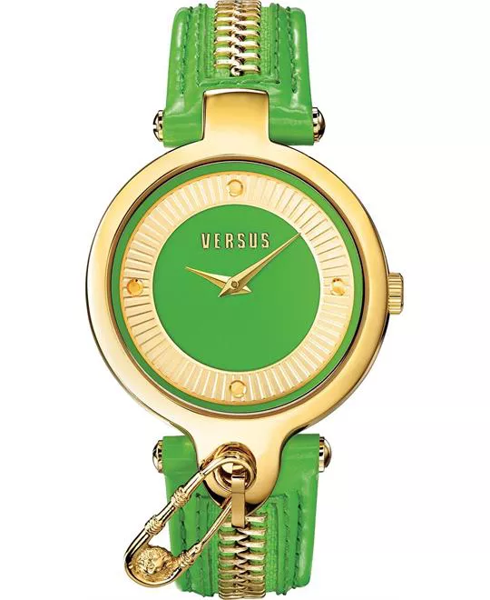 Versus by Versace Women's Key Gold Leather 38mm 