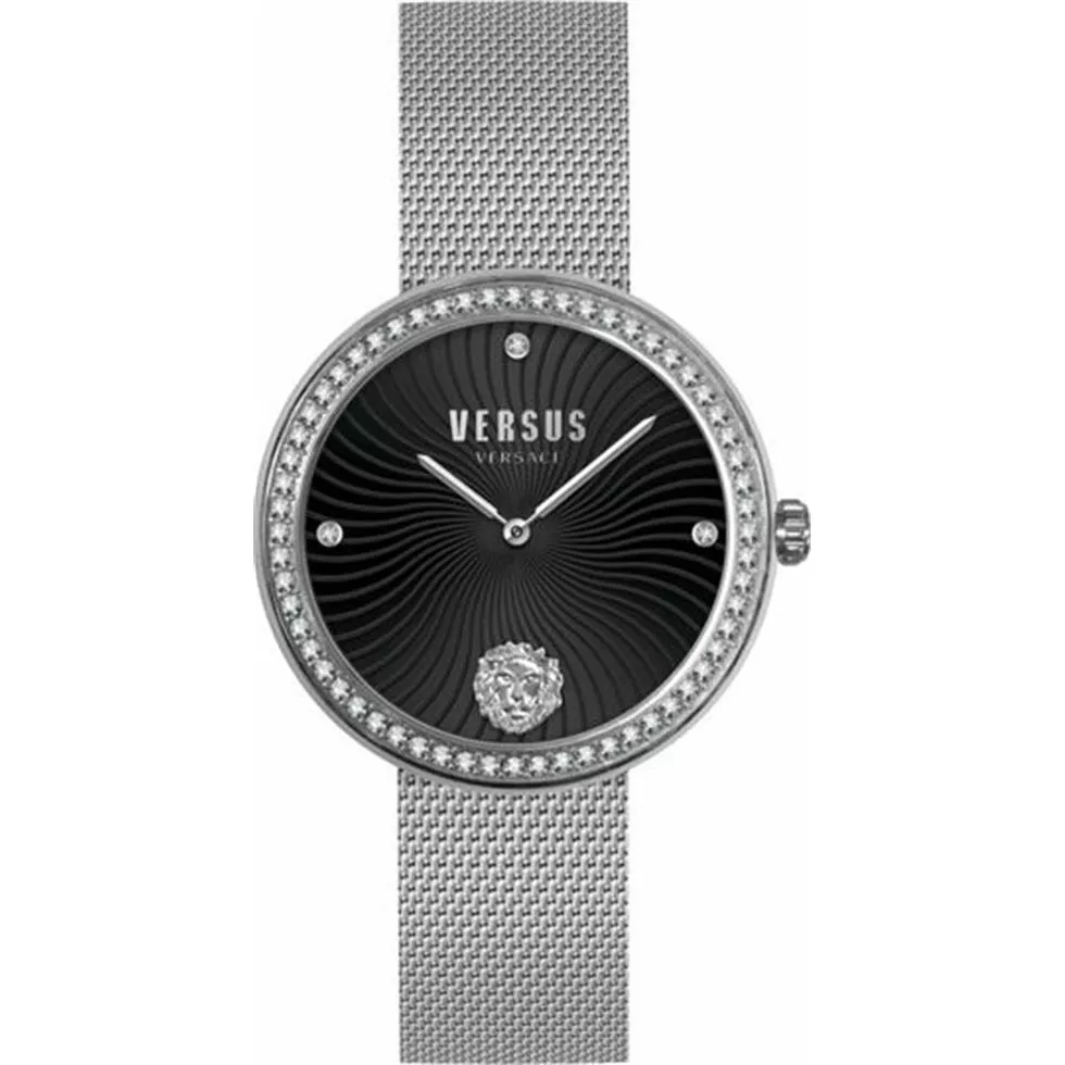 Versus Lea Crystal Watch In Black Watch 35mm
