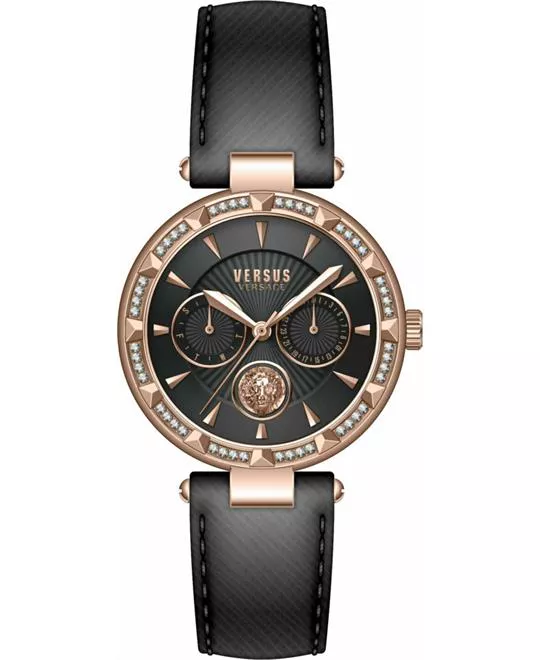 Versus Versace Black Sertie Watch 36 mm 