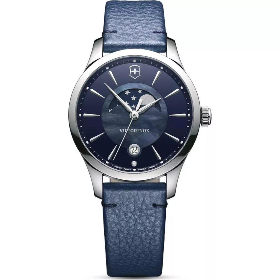 Victorinox Alliance Blue Mother of Pearl Watch 35