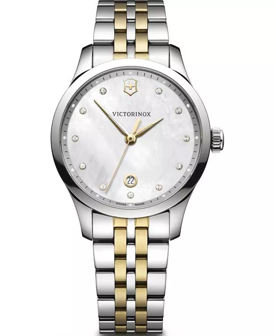 Victorinox Alliance White Mother of Pearl Dial Ladies Watch 35mm