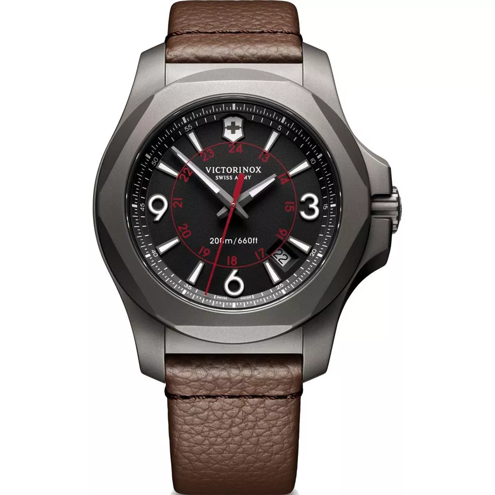 Victorinox I.N.O.X. Leather Men's Watch 43mm