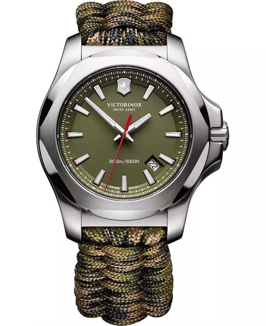 Victorinox I.N.O.X Olive Dial Swiss Watch 43