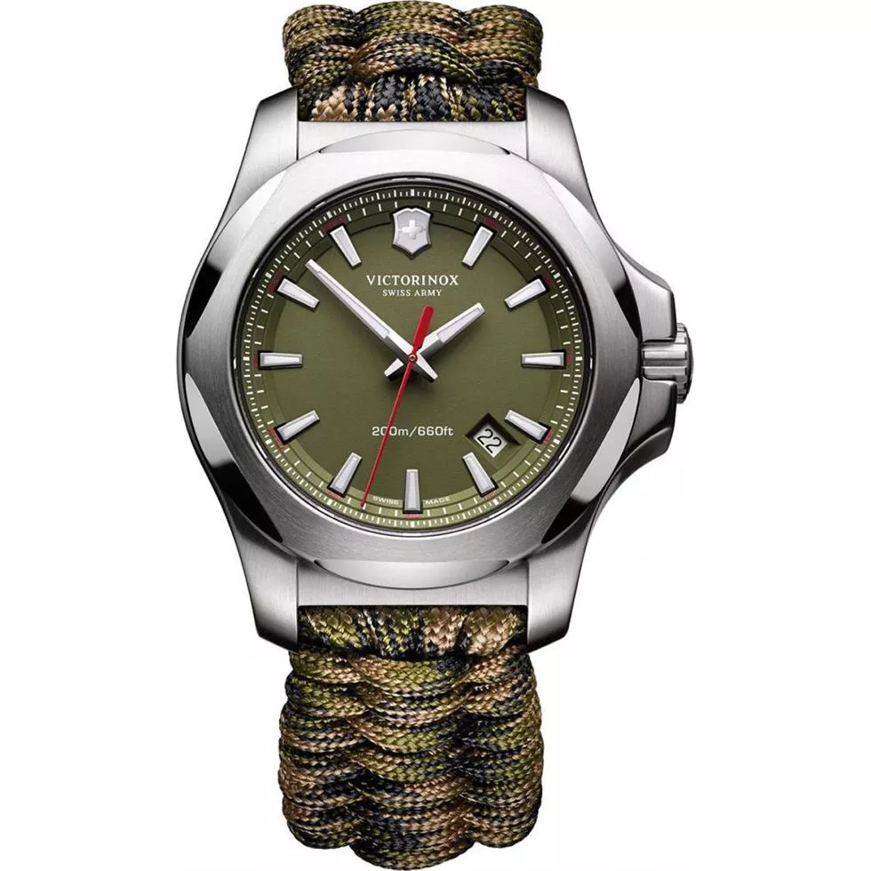 Victorinox I.N.O.X Olive Dial Swiss Watch 43
