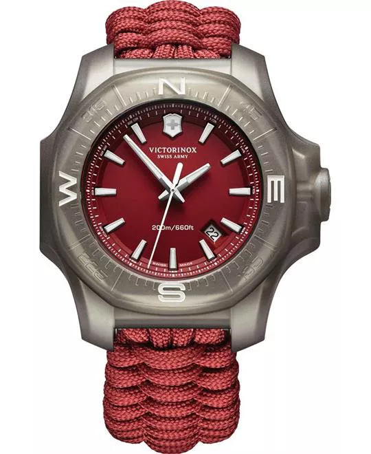 Victorinox Paracord Red Dial Men's Watch 43