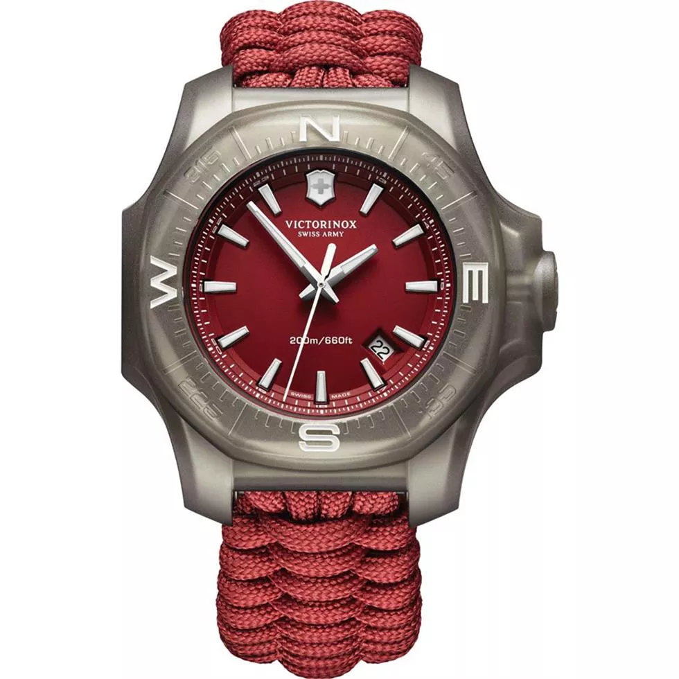 Victorinox Paracord Red Dial Men's Watch 43