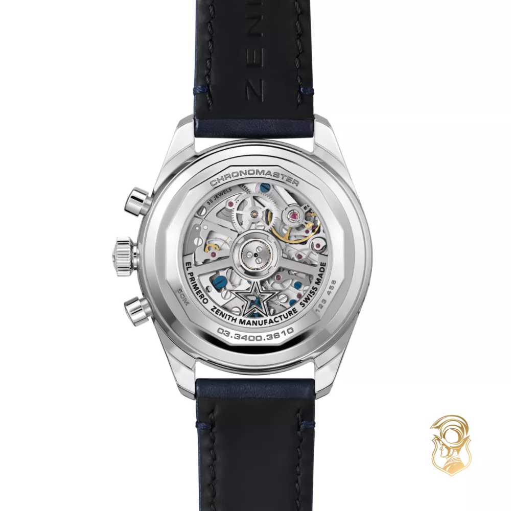 Zenith Chronnomaster 03.3400.3610/51.C910 Original Lapis Lazuli Watch 38mm 