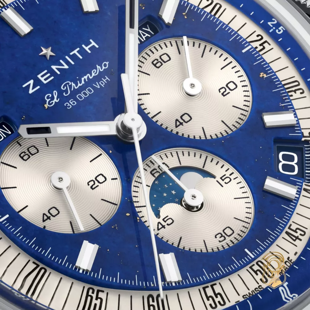 Zenith Chronnomaster 03.3400.3610/51.C910 Original Lapis Lazuli Watch 38mm 