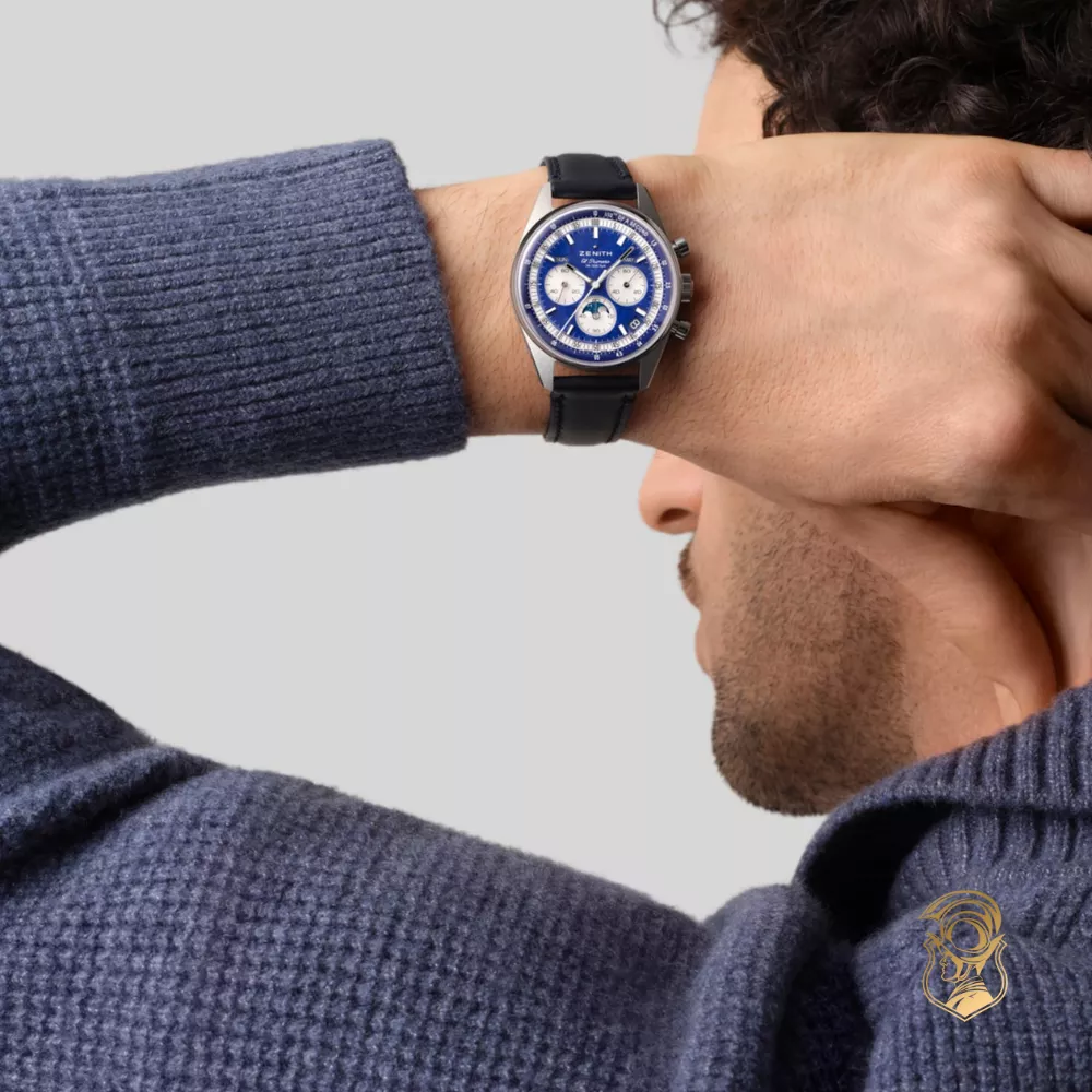 Zenith Chronnomaster 03.3400.3610/51.C910 Original Lapis Lazuli Watch 38mm 