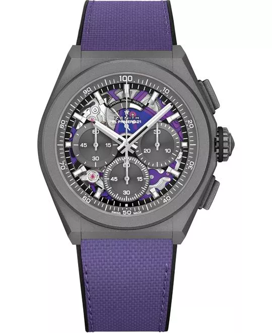 Zenith Defy El Primero 21 Ultraviolet Watch 44mm