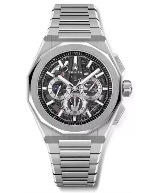 Zenith Defy Skyline Chronograph Skeleton Black Watch 42mm