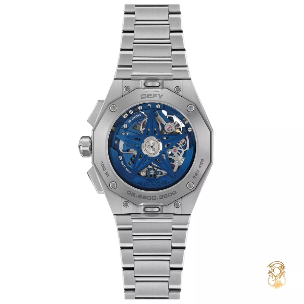 Zenith Defy Skyline Chronograph Skeleton Blue Watch 42mm