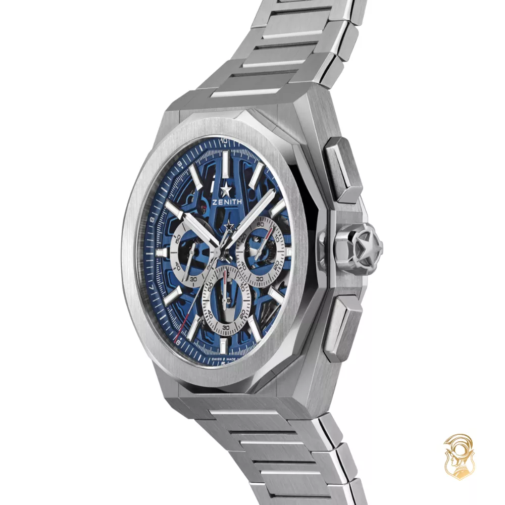 Zenith Defy Skyline Chronograph Skeleton Blue Watch 42mm